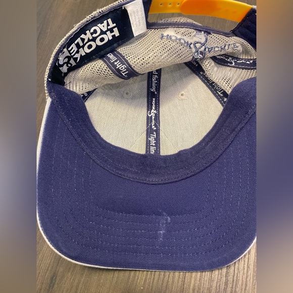 Hook & Tackle Hat Adjustable Mesh Back SnapBack  Blue/gray Cap Hat - Picture 8 of 12